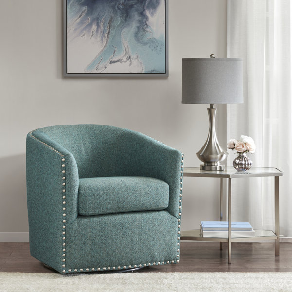 Leominster Swivel Barrel Chair & Reviews | Joss & Main